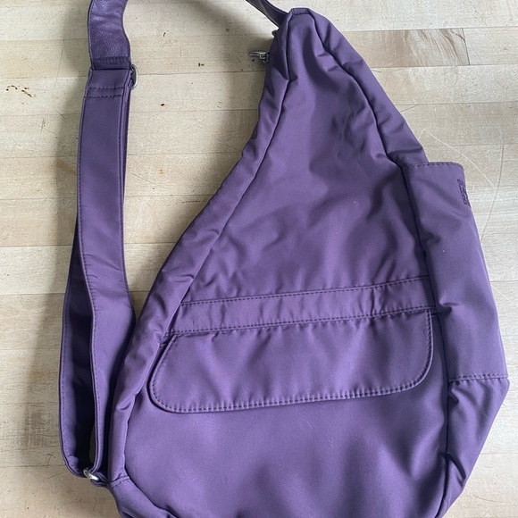 Ameri Bag Healthy Bag 17” x 9” Purple Nylon EUC - Picture 1 of 12